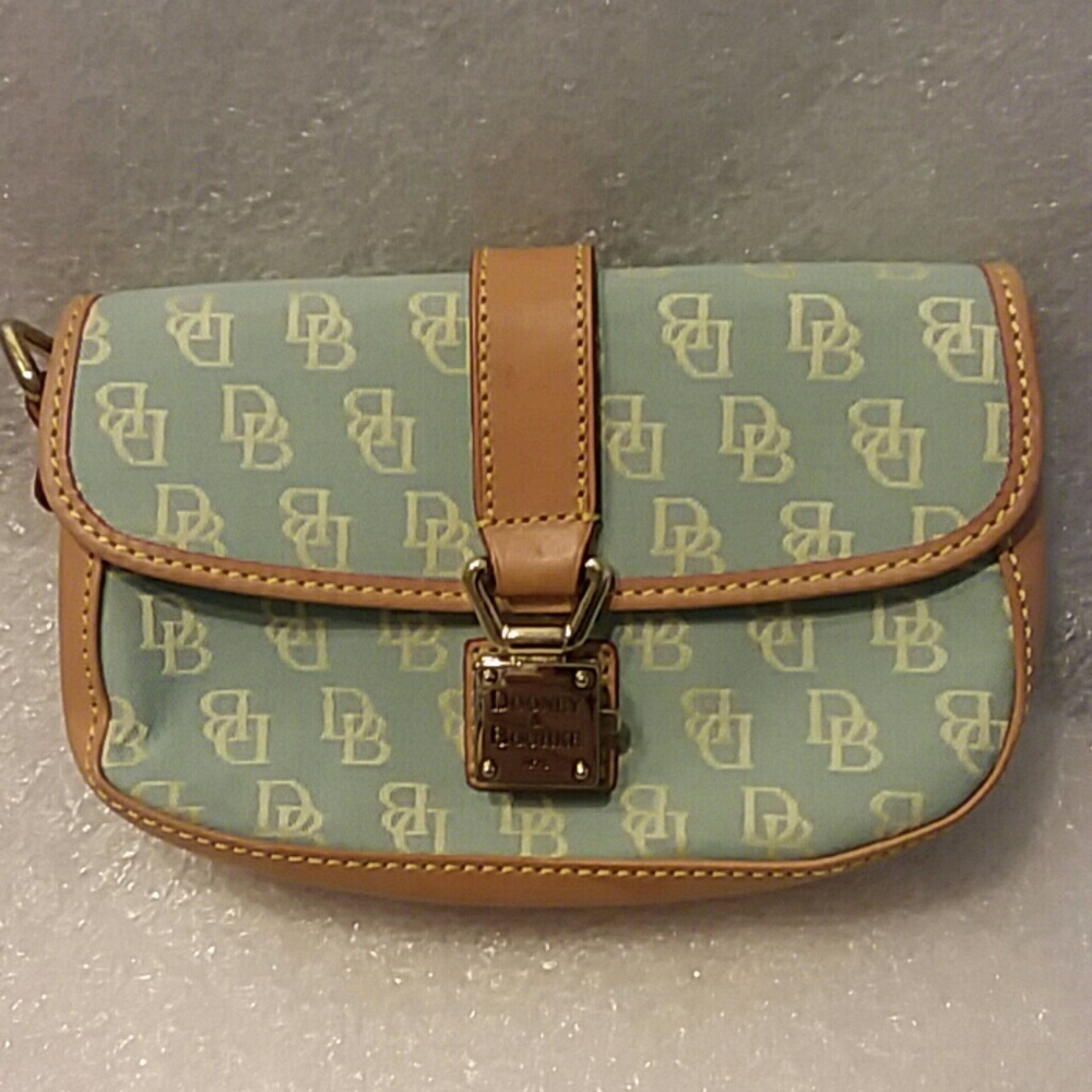 Rooney &Bourke Blue Signature Pouch